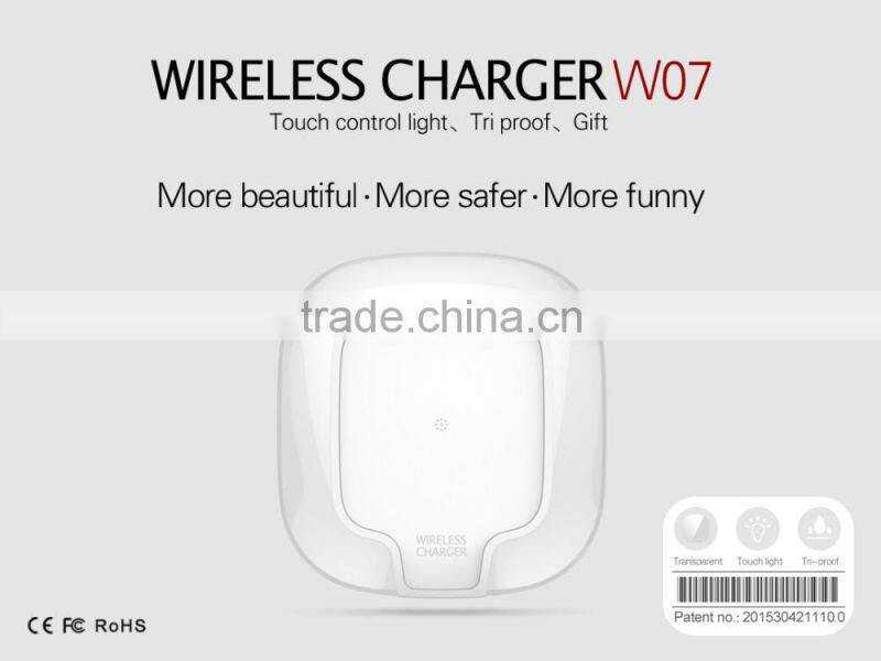 HC1001 y qi Wireless Charger for Samsung S5 Note2 Note3 Galaxy S6 qi Wireless Charger QI charging