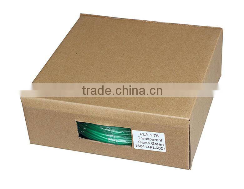3d printer abs 3D Printer Material Filament PLA 1.75mm/3.0mm Transparent Glass Green
