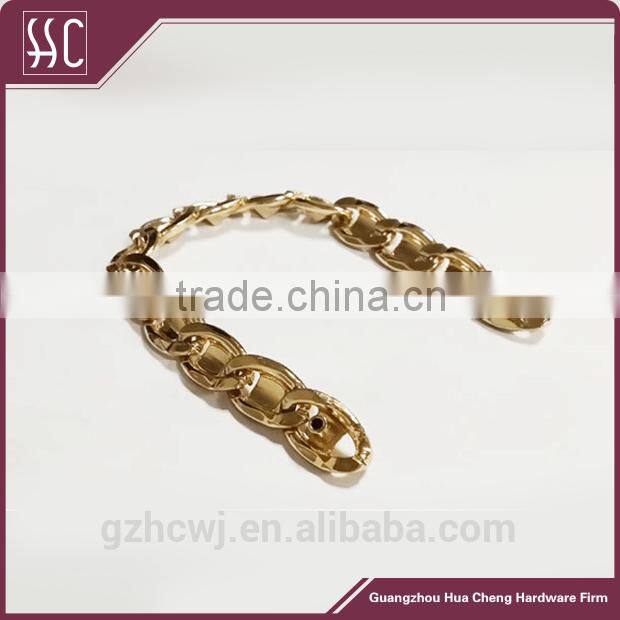 fashion alloy bag chain, suqare rivet shape purse chain