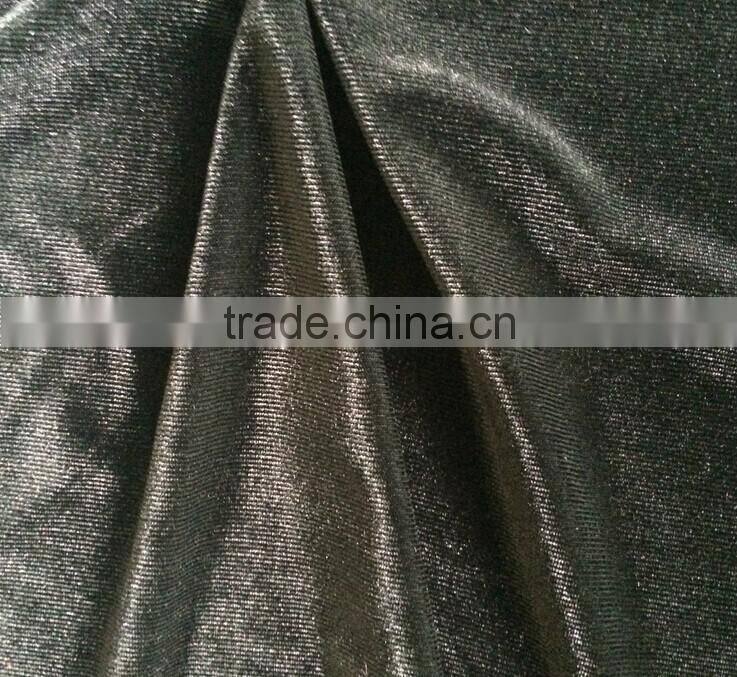 custom color card spandex polyester fabric velvet
