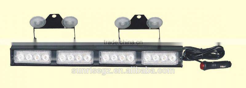 Emergency Vehicle LED Traffic Advisor Strobe Light bar, Visor LED Directional Warning Strobe Light Bar(SR-DL-022B-4) High Power