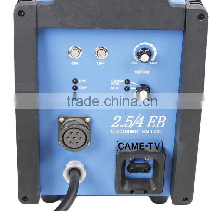 110V CAME-TV 2500W HMI Fresnel Light Head +2.5/4KW Electronic Ballast