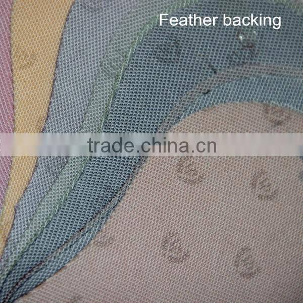 Embossed PVC office chair leather material same with real leather design, good use for sofa and chair cover