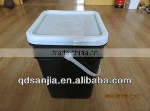 Multi-function Pail With Lid Plastic Rectangular Bucket