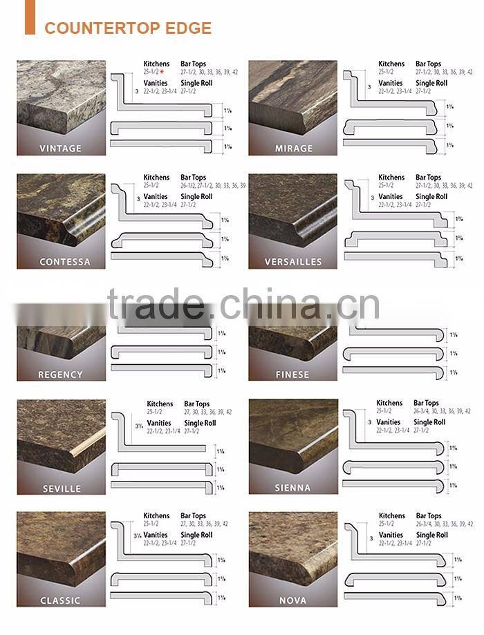 Kitchen and bathroom designs custom made A maroon granite countertops