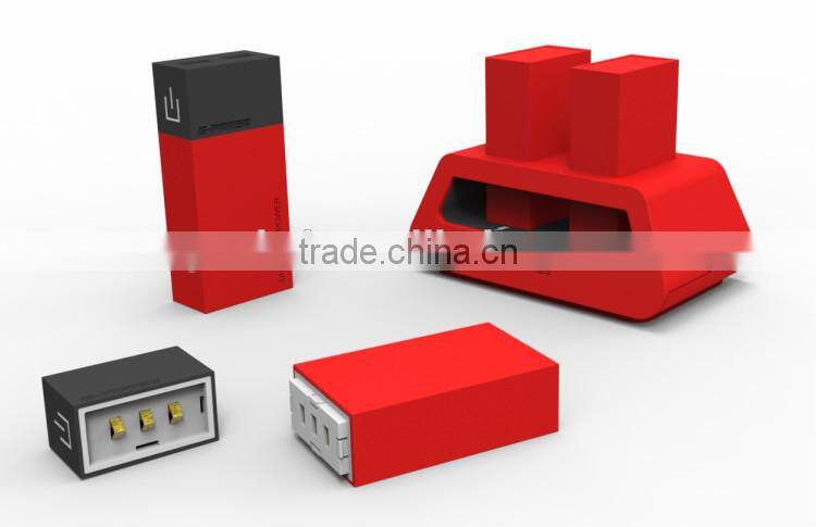 2015 power bank supplier/10000mah external battery powerbank/led light mobile charger