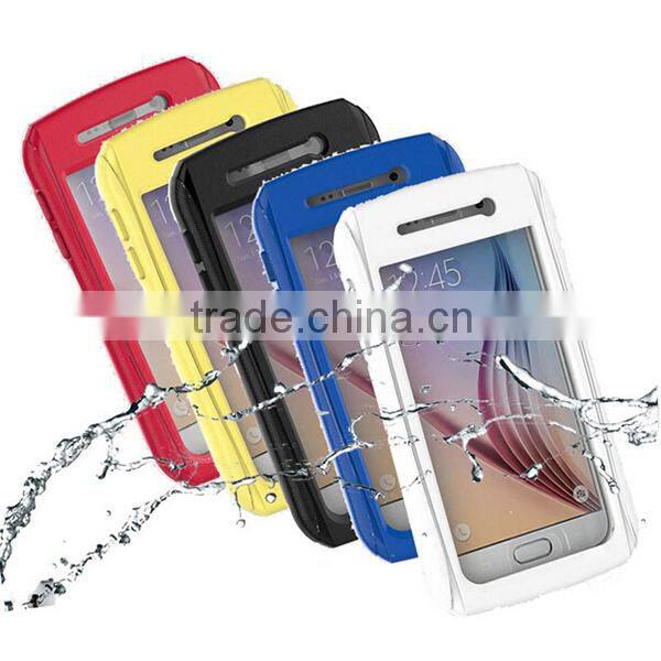 Smart Phone Waterproof Case for Samsung Galaxy S6 S6 Edge With Button Wholesale