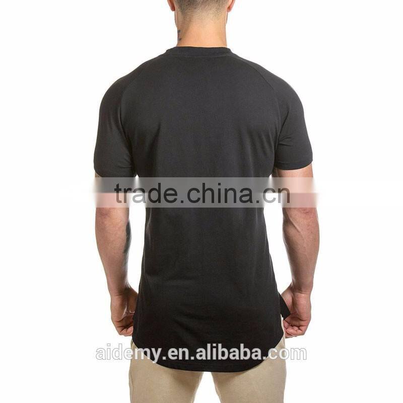 Wholesale Men's t shirts Simple Slim Fit O neck Short Sleeve Soft Comfortable Tall Longline Men's t shirts