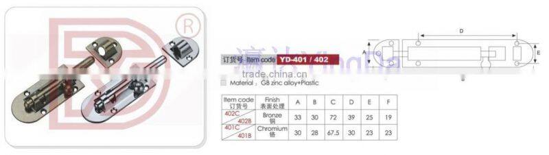 Hot sale door snib/zinc alloy door guard