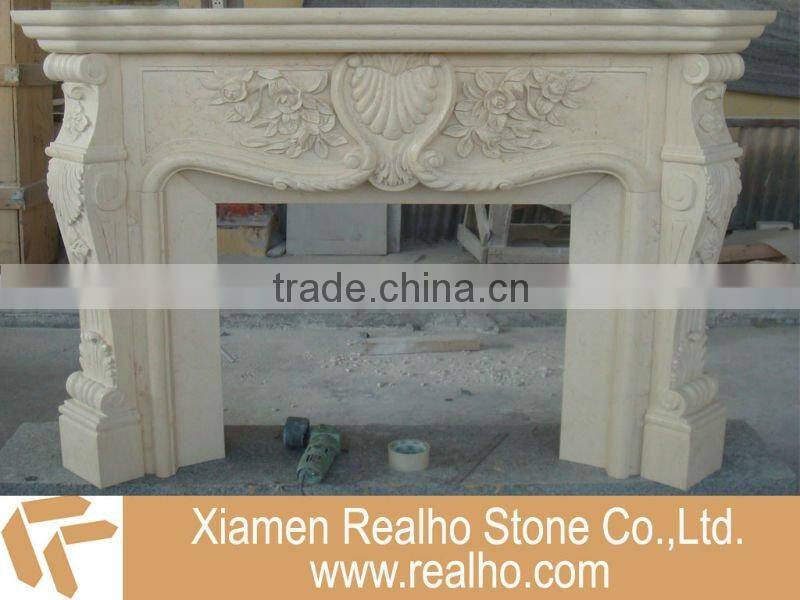 white marble fireplaces
