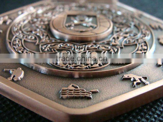 High quality bronze color custom medals
