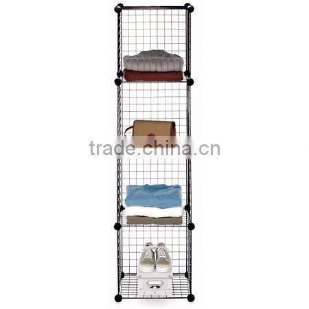 Black Metal Wire Storage Cubes