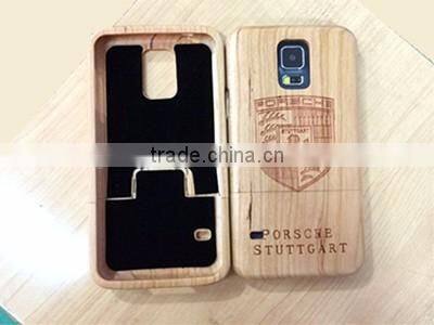 Customized Bamboo wooden cell phone case for Samsung S5