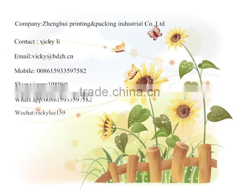 flexo printed aluminum foil Material chocolate wrapping paper