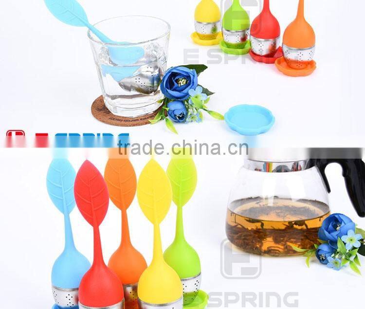 2016 Teapot Sweet Leaf Tea Infuser best Silicone Tea Strainer