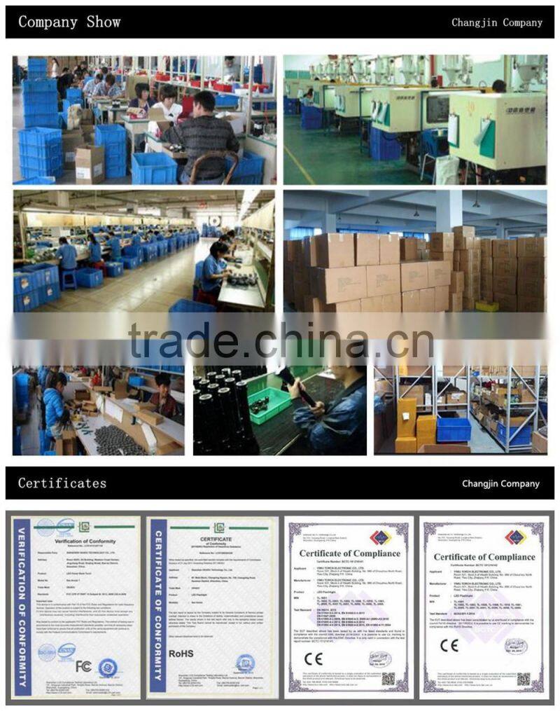 Best Selling Aluminum Alloy Led Direct Charging 3w High Power Led Flashlight