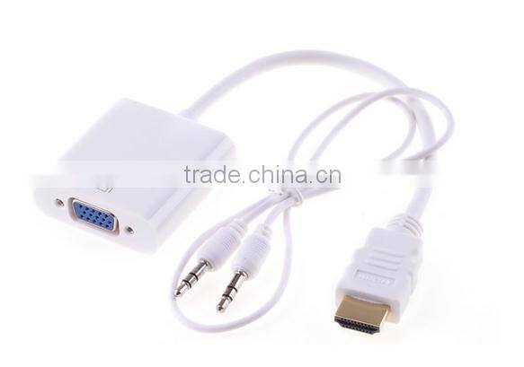 HDMI to VGA converter, containing Audio support audio output line 1080P