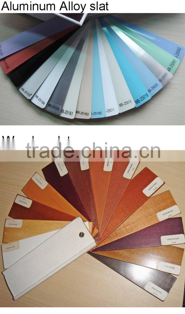 External Somfy Motorize wooden venetian blinds