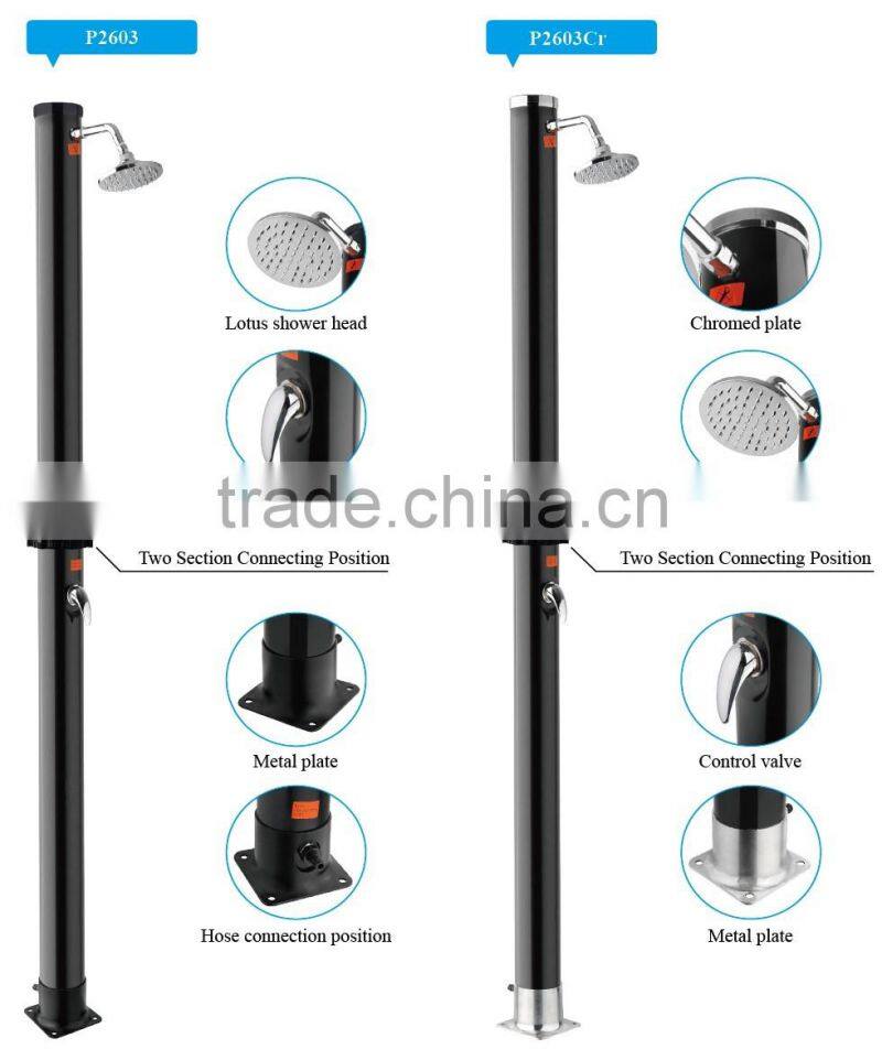 Poolside Solar Shower Swimming Pool Backyard Solar Shower Poolside Shower 35L