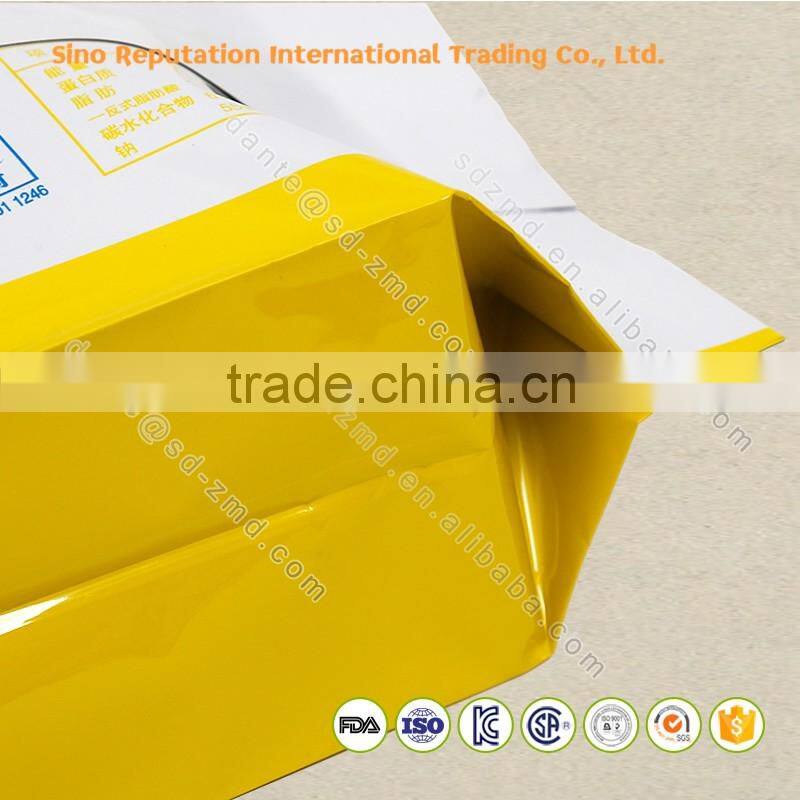 Customized milk tea aluminum foil stand up packaging bag in best quality