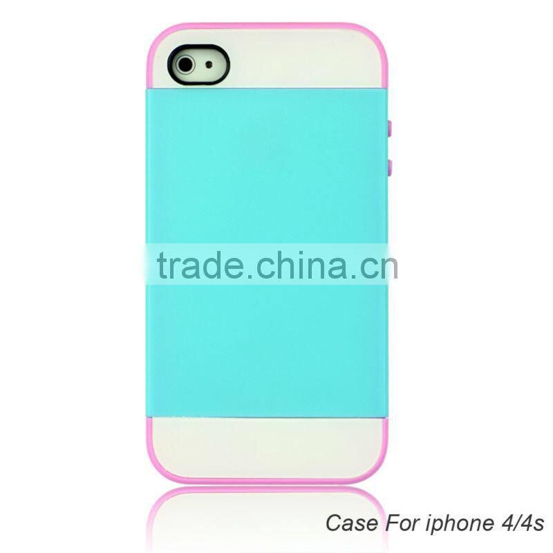Beautiful hybrid mobile phone cover for iphone4s 4g