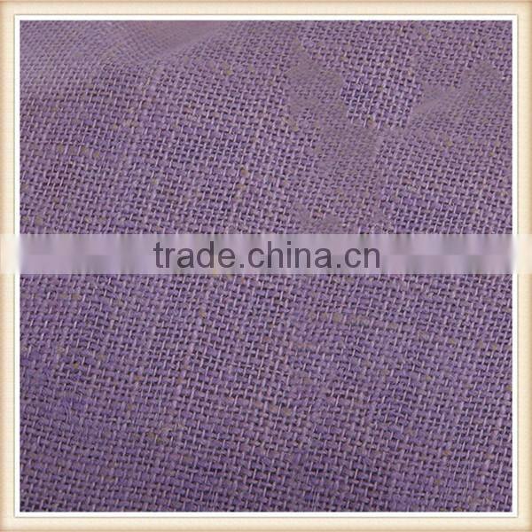 Top quality plain jute shopping bag with pvc