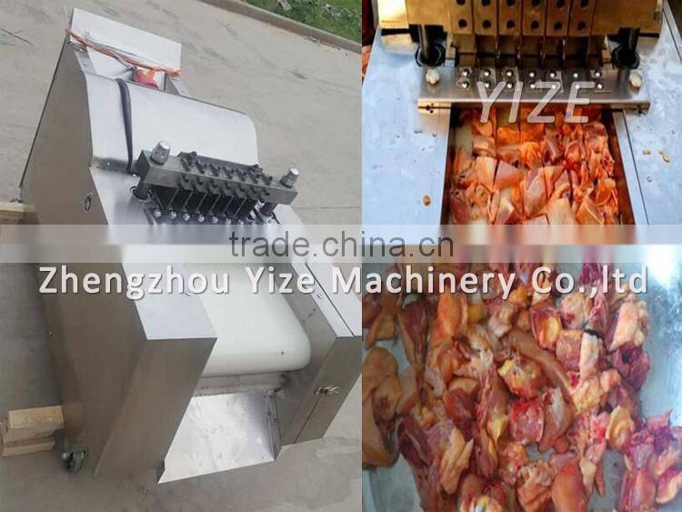 chicken cube cutter machine , frozen fish cube cutting machine