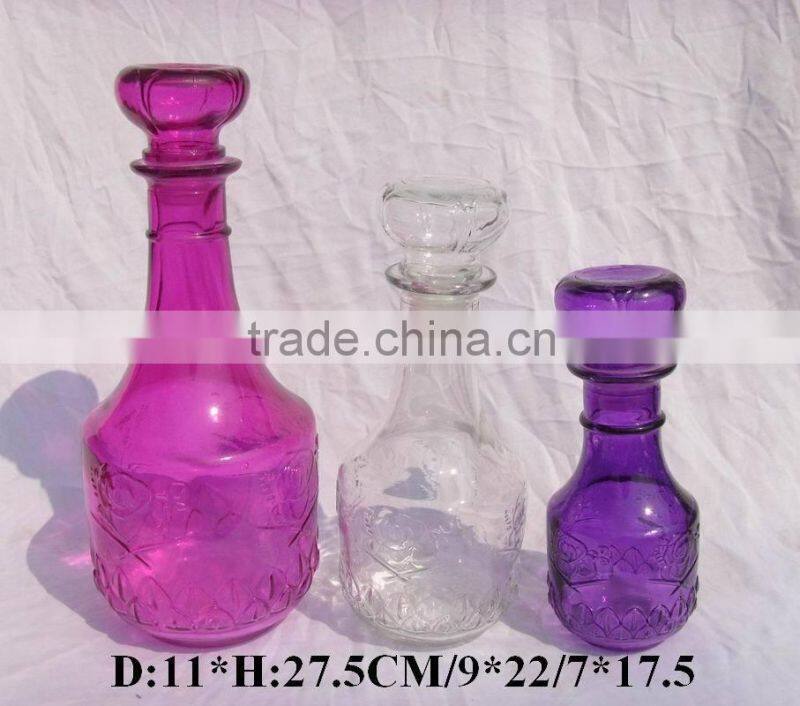 Wholesale recycled wine empty glass bottles