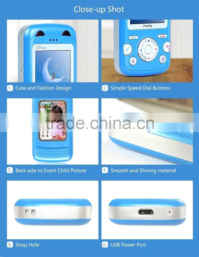 1.8' GPS Child Phone Real Time Tracking Google Map Link SOS Mini Cartoon Kids Phone