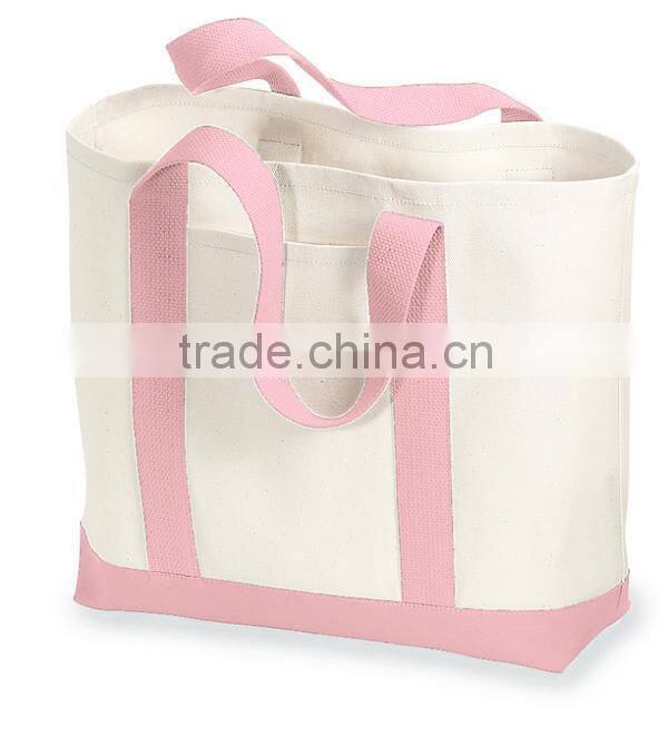 Canvas plain white shopping bags