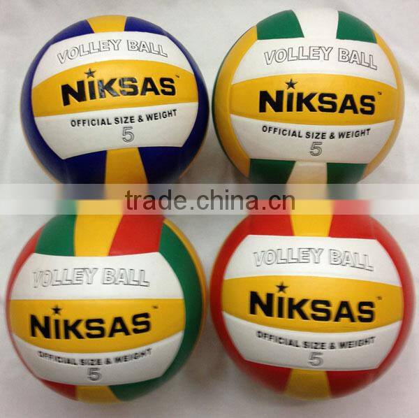 official size PU laminated volley ball for formal games or training