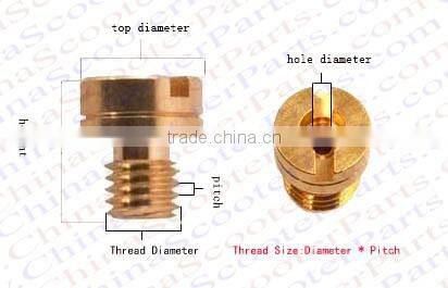 #122 #125 #128 #130 M5x0.8 Main JET For Mikuni KEIHIN Dellorto OKO KOSO CVK PWK GY6 Carburetor ATV Buggy Scooter Dirt Bike Pa