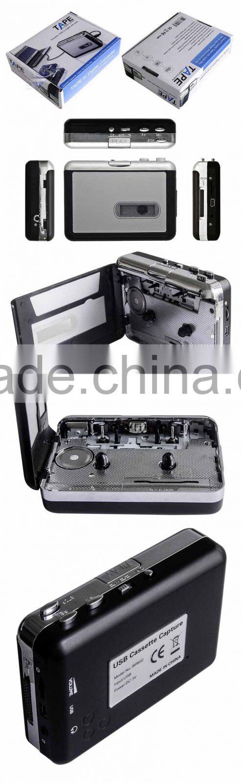 Retro Style Car Stereo Super Usb Cassette Capture Player