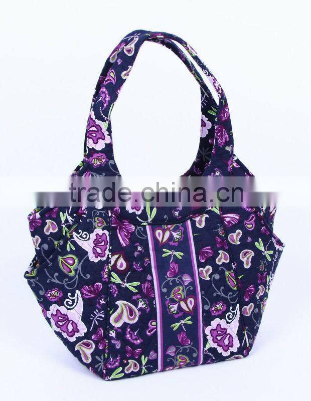 Z380 B09 QUILTED COTTON 100% SHOPPING BAG, TOTE