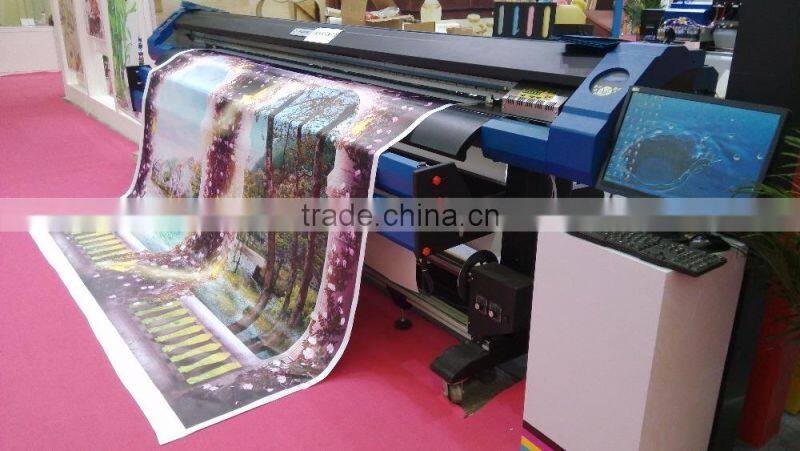 Flex Banner, Seamless Wall Paper Inkjet Printer, Eco-solvent, 3.2M/10.5ft/125Inch, Epson DX7 Print Head,7703L