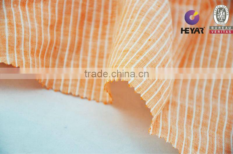 Wholesale linen fabric yarn dyed linen fabric