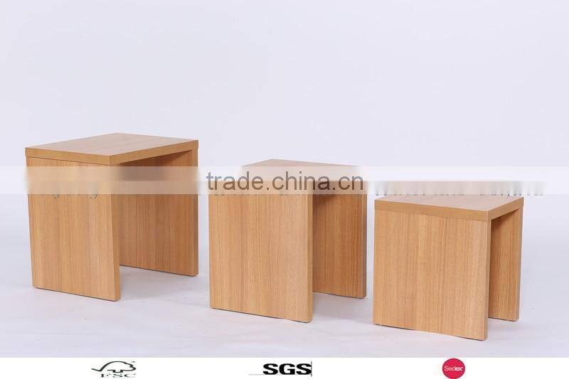Small wooden cover stools for sale/honey comb stools