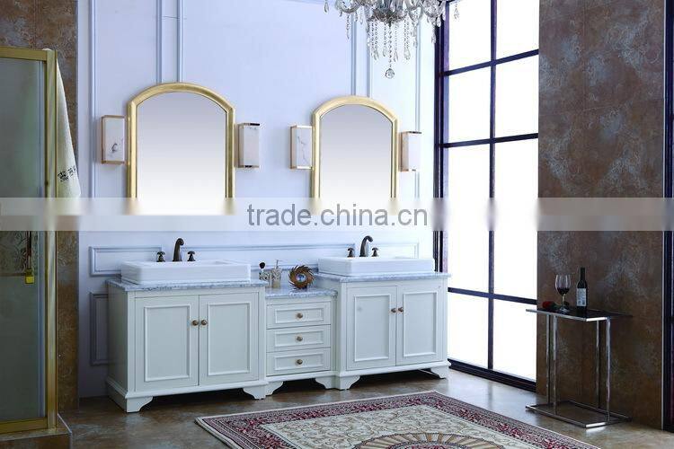 CRW GSP8708 Country Style Double Sink Bathroom Vanity