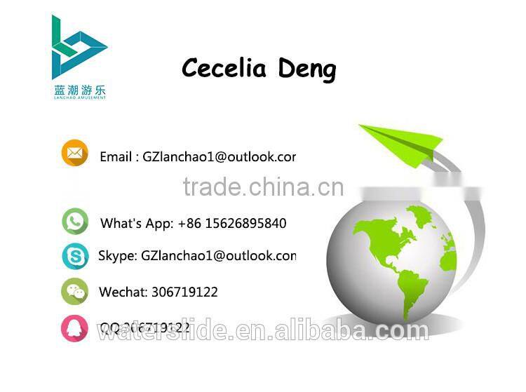 Large spiral water slides fiberglass water park rides China factory supply