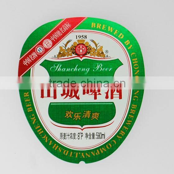 Hot sale custom paper beer label