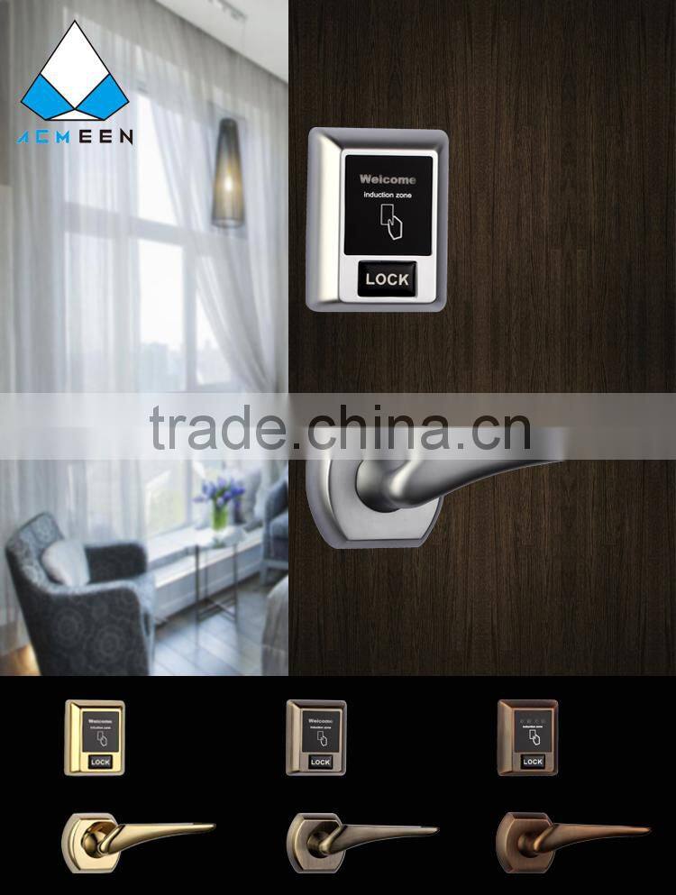 RFID smart card digital Hotel door handle locks