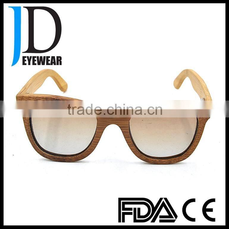 2016 OEM bamboo wood sunglasses cheap wholesale sunglasses China custom logo promotional sunglasses