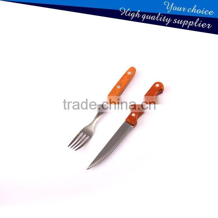 Cutlety Factory Price Stainless Steel 12pcs Steak Knife and Steak Fork Dinner Set