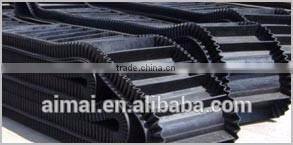 undulate sidewall pvc conveyor belt with cleat