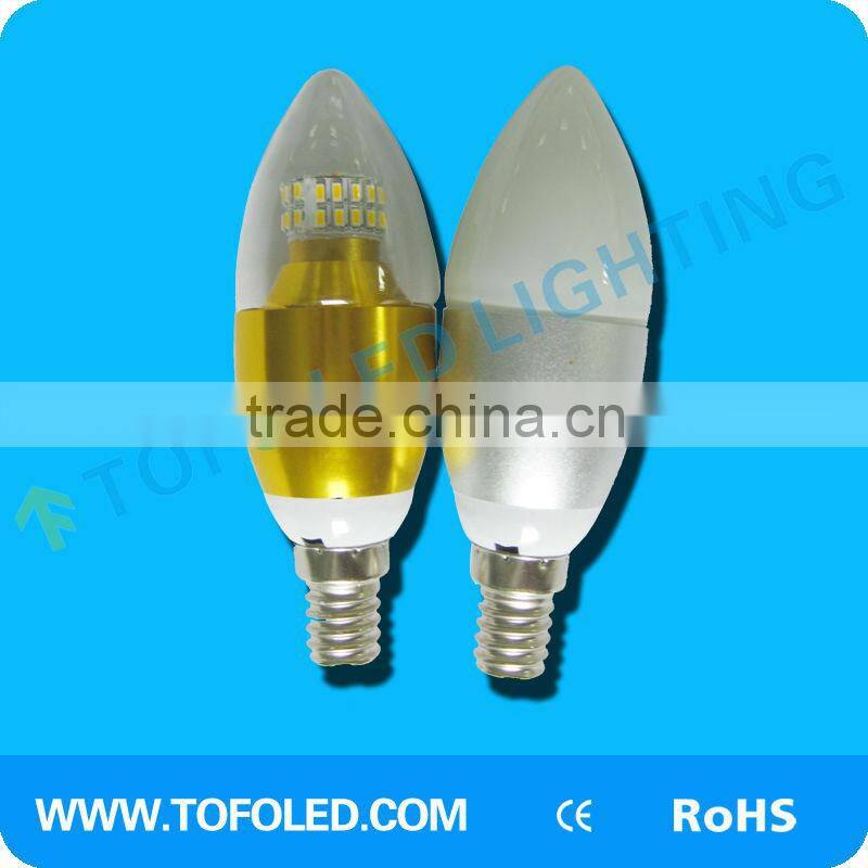 4w/5w/6w e14 led candle bulb