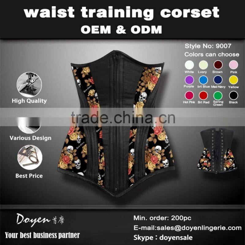 Fashion and popular hot sexy steampunk corset body shaper