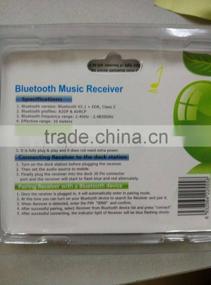 Free shipping Bluetooth Music Receiver Adapter bluetooth receiver for Sounddock Series I II 10 & Portable bluetooth