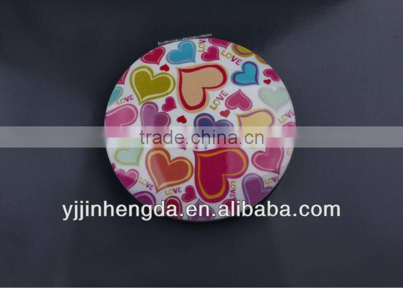 round shape fashion make-up mirrors