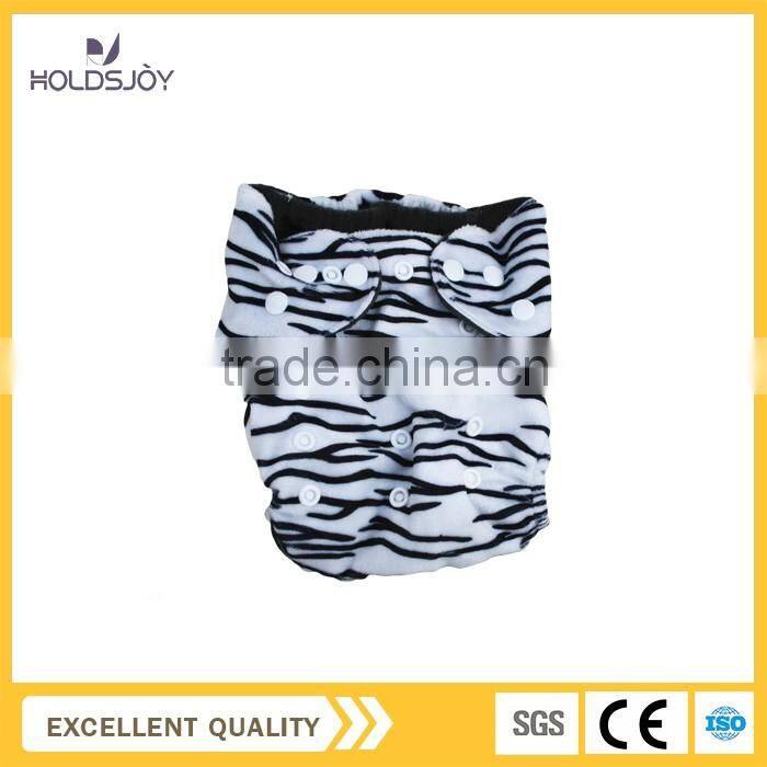 Carton Reusable Bamboo Baby Nursing Diaper/Printed PUL Surface