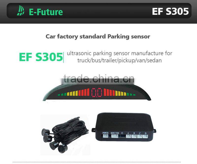 rear parking sensor system led car reversing sensor with 4 ultrasonic sensor
